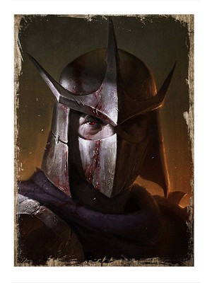 Bedeko Zırhlı Şövalye Tasarım Ahşap Tablo 50 cm x 70 cm