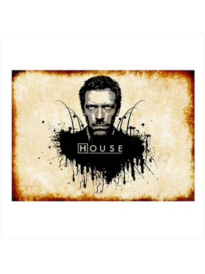 Bedeko Doktor House Art Mdf Tablo 50 cm x 70 cm