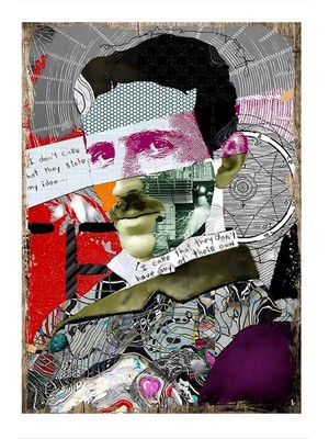Nicola Tesla Dekoratif Mdf Tablo 35 cm x 50 cm