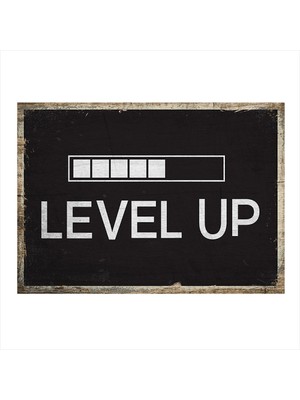 Bedeko Level Yükleniyor Desenli Mdf Tablo 35 cm x 50 cm