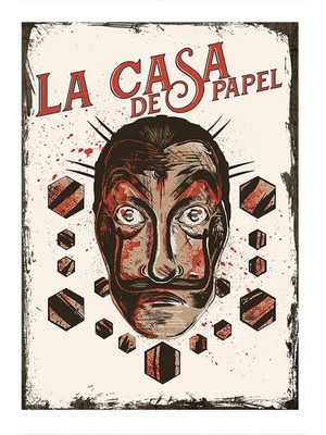 Bedeko Ahşap Tablo La Casa De Papel