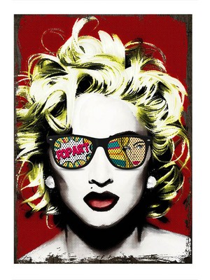 Bedeko Ahşap Tablo 35 cm x 50 cm Marilyn Monroe Pop Art
