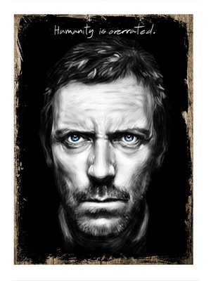 Bedeko Ahşap Tablo Dr House