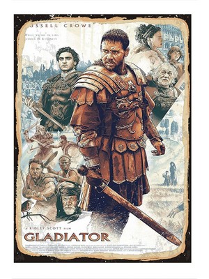 Bedeko Gladyatör Mdf Poster