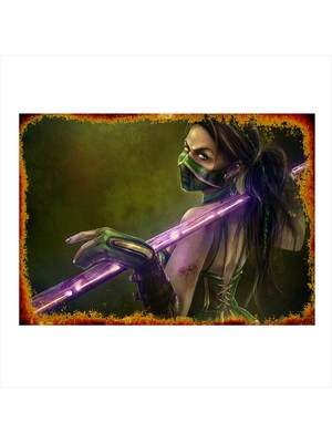 Bedeko Mortal Kombat Jade Mdf Poster 35 cm x 50 cm