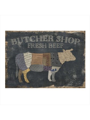 Bedeko Kasap Dekoratif Mdf Tablo 35 cm x 50 cm