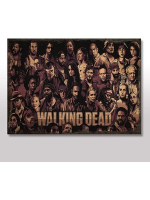 Bedeko Ahşap Tablo The Walking Dead Film Oyuncuları