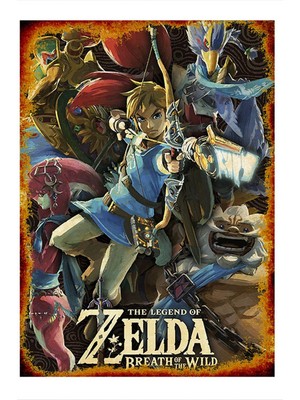 Bedeko Zelda Art Mdf Poster