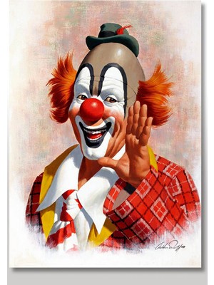 Bedeko Ahşap Tablo Palyaço