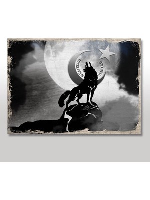 Bedeko Ahşap Tablo Bozkurt