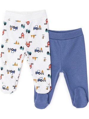 Hellobaby Yenidoğan Erkek Bebek 2li Patikli Alt