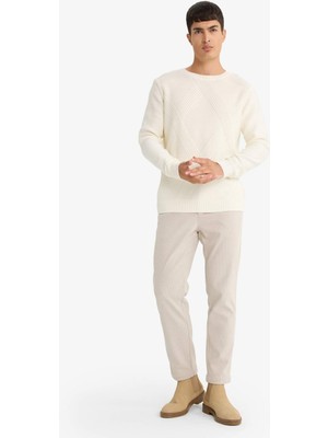 DeFacto Regular Fit Düz Paça Chino Pantolon F3752AX25AU