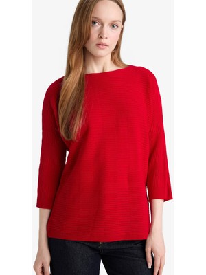 DeFacto Kayık Yaka Triko Kazak D7670AX25WN