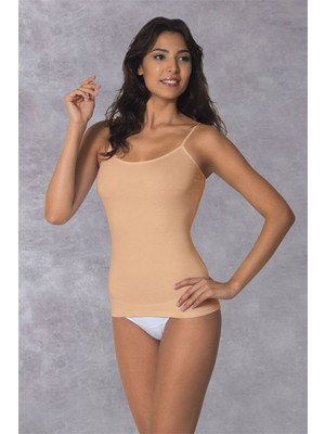 Doreanse 9366 BAYAN BÜYÜK BEDEN MODAL İNCE ASKILI TEN ATLET