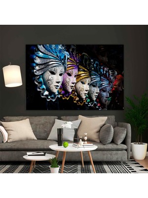 idora Renkli Afrikalı Kadın Kanvası, Afro-Amerikan Sanat, Modern Sanat Baskısı, Moda Dekoru