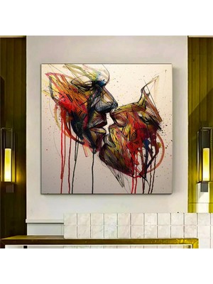 idora Lüks Mermer Duvar Dekoru – Lacivert Duvar Sanatı; Soyut Mermer Tablosu; Alkol Mürekkebi; Altın Merme