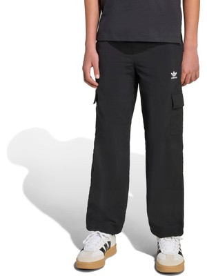 Adidas Oh Woven Cargo Çocuk Siyah Eşofman Altı JX2786