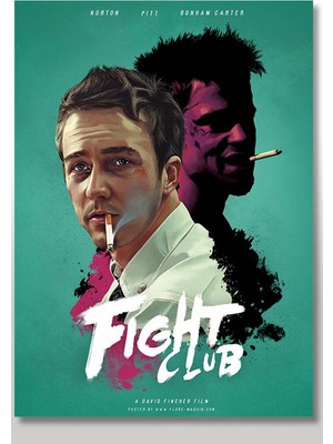 Bedeko Ahşap Tablo Fight Club