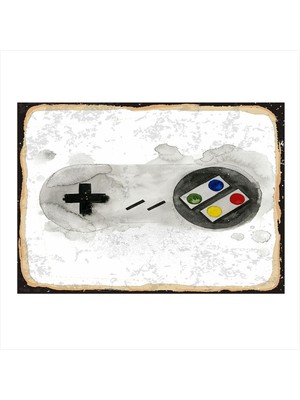 Bedeko Atari Joystick Mdf Tablo 35 cm x 50 cm