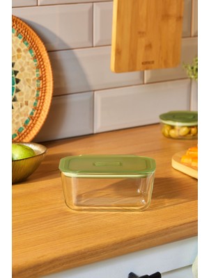 Karaca Green Dikdörtgen Saklama Kabı 800 ml