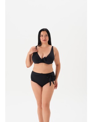 4026BK Balenli Toparlayıcı Bikini Tk. Siyah