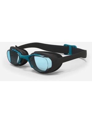 Decathlon Nabaiji Şeffaf Camlı Yüzücü Gözlüğü - L Boy - Siyah - 100 Xbase