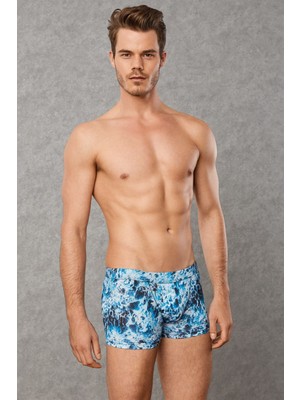 Doreanse Erkek Modal Çok Renkli Baskılı Torbalı  Normal Paça Boxer 1805