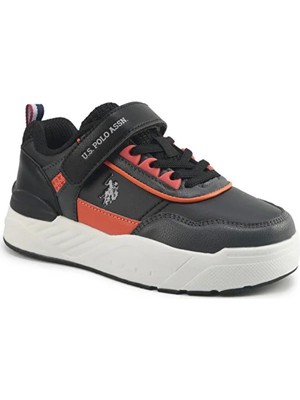 U.s.polo Assn. George Cocuk Ayakkabi - Siyah Turuncu