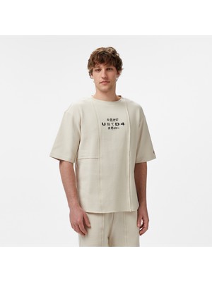 Unıted4 Örme Comfort Erkek Gri T-Shirt.tas