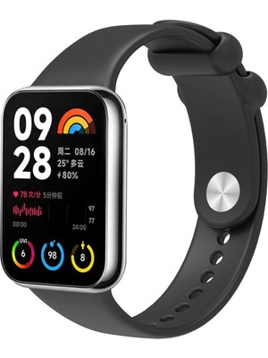 Xiaomi Redmi Watch 4/watch 5/mi Band 8 Pro/mi Band 9 Pro Klasik Silikon Kordon Standart Spor Kayış
