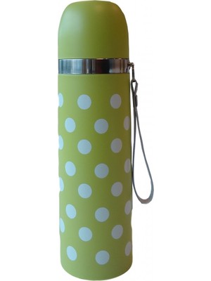 Sema Baby Puantiyeli Bebek Termosu 500 ml - Yeşil