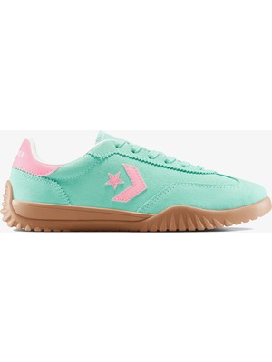 Converse Run Star Trainer Suede Unisex Yeşil Sneaker
