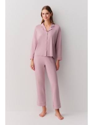 Suwen Bradley Gömlek Yaka Pijama Takımı