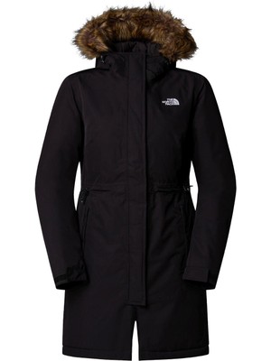 The North Face W Zaneck Kadın Parka Siyah Polyester Kumaş, Rahat Kullanım ve Üstün Koruma NF0A8DZNJK31