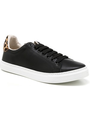 Kadın Sneaker ( Günlük) MAR-25Y-209-02 John May Siyah-Leopar