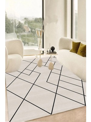 Dijital Kaymaz Yıkanabilir Modern Salon Halısı Mutfak Halısı Koridor Halısı Oval Halı Yolluk DC-4086