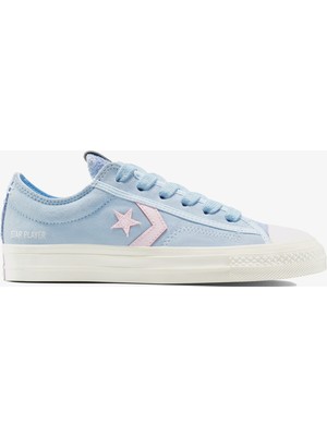 Converse Star Player 76 Colorful Suede Kadın Mavi Sneaker