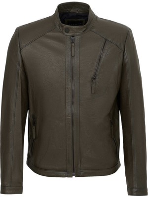 Tergan Haki Hakiki Deri Erkek Hakiki Deri Mont - E22KDM310381-R2X