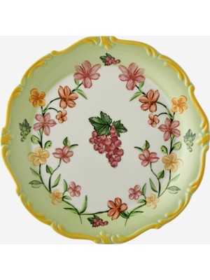 Chiara Alessi Il Sogno Yeşil Porselen Kahvaltı Tabağı 21 cm