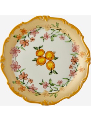 Chiara Alessi Il Sogno Turuncu Porselen Kahvaltı Tabağı 21,5 cm