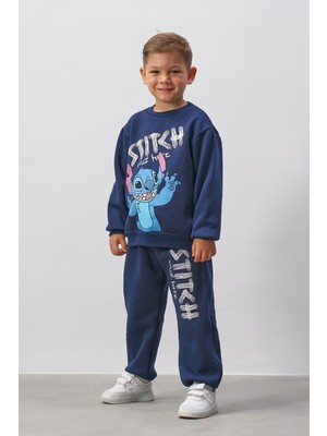 Baskılı Erkek Çocuk Alt Üst Eşofman Takımı