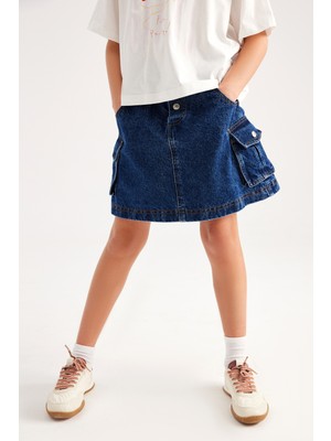 Bella Mini Denim Etek