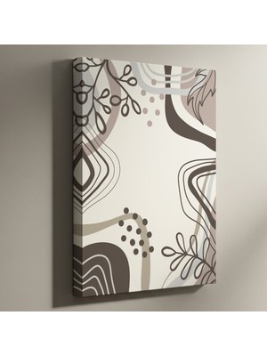 Soyut Botanik Desen Tablosu