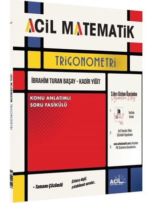 Acil 2026 Acil Matematik Trigonometri