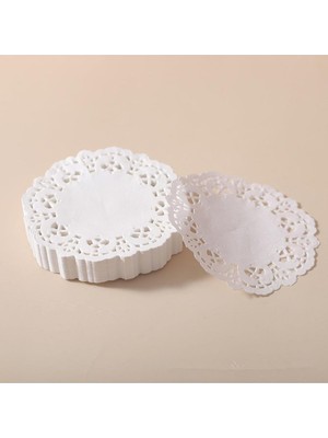 Kağıt Dantel Çay Servis Altlığı – 9 Cm, 500 Adet