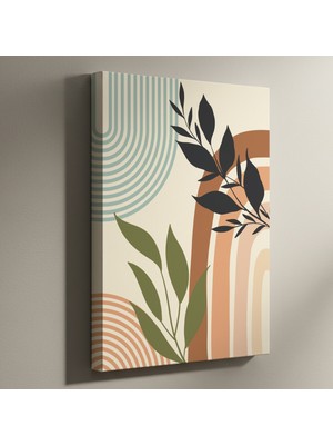 Soyut Botanik Desen Tablosu