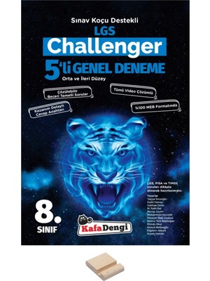 Kafa Dengi Yayınları Lgs 8.sınıf 5'li Challenger Paket Deneme ve Telefon Standı