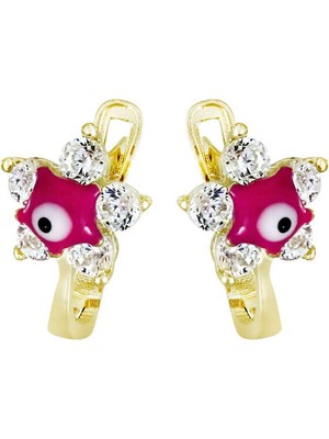 Altın Nazar Çocuk Küpe T076842