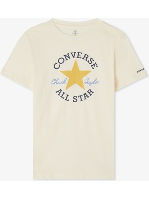 Converse Dissected Chuck Patch Çocuk Bej T-Shirt