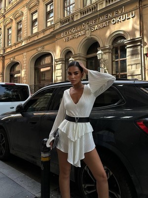 Lina Şortlu Mini Elbise 1066